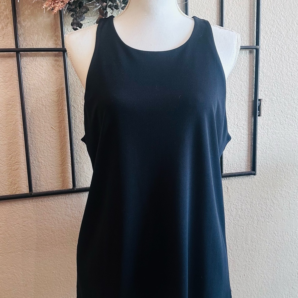 Ann Taylor Black Relaxed Tank Top - Picture 2 of 6